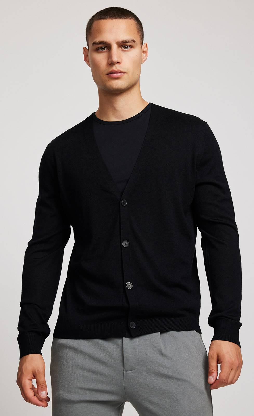 Kiefermann Simon Merino Feinstrickjacke Bis zu 50% Rabatt