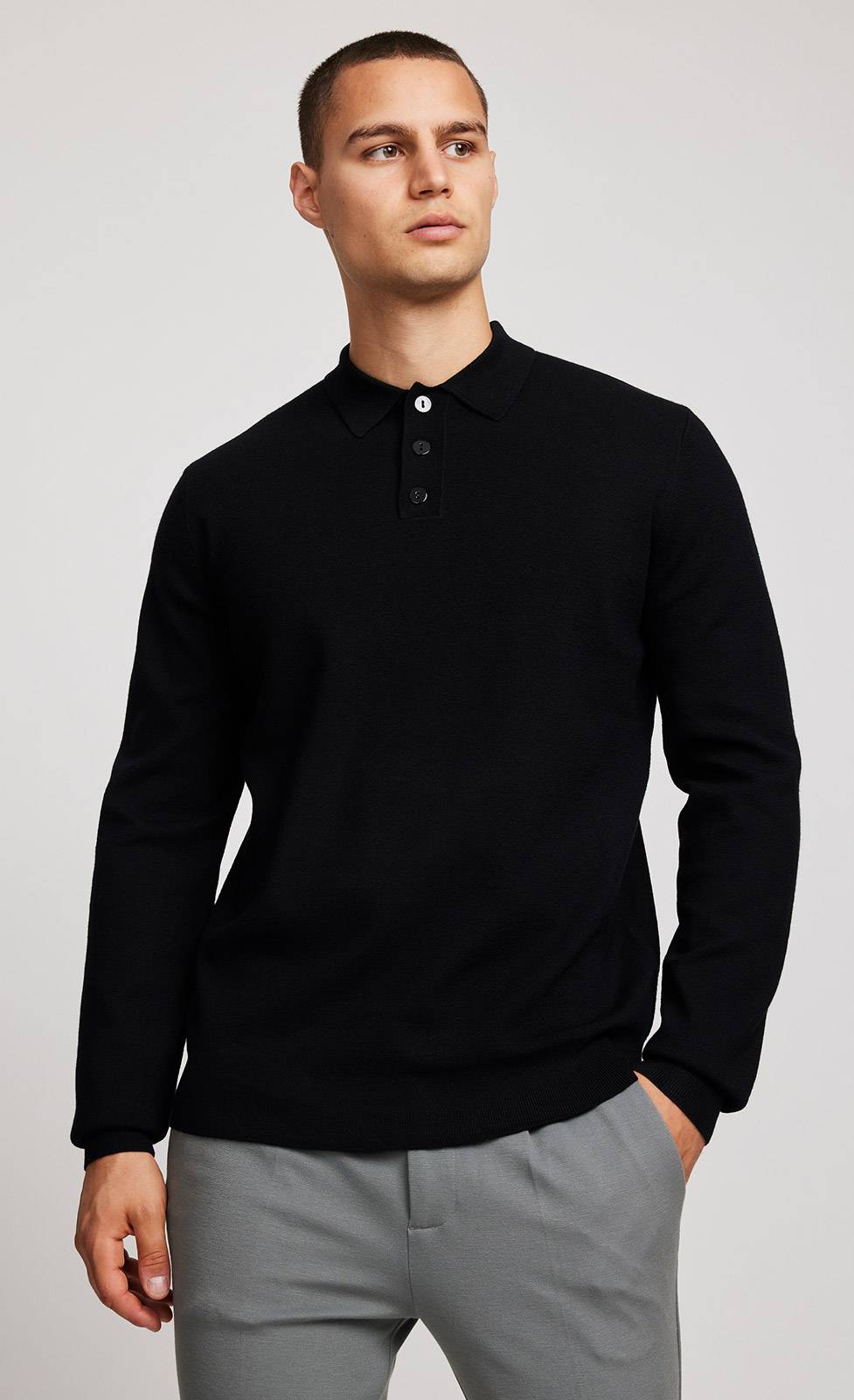 Kiefermann Aidan Strickpullover mit Polokragen Nur noch ein Tag übrig