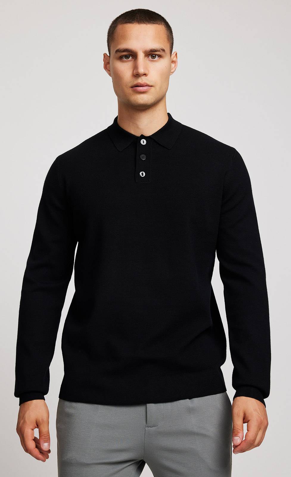 Kiefermann Aidan Strickpullover mit Polokragen Nur noch ein Tag übrig
