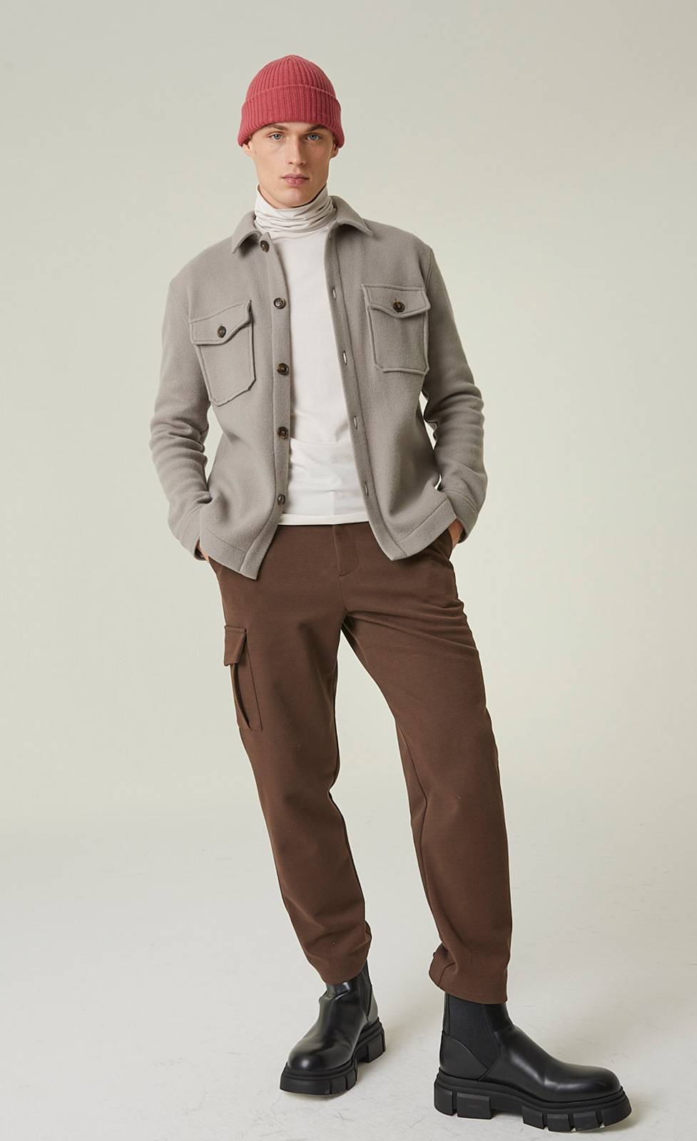 Kiefermann Henry Overshirt aus Strickware Outlet