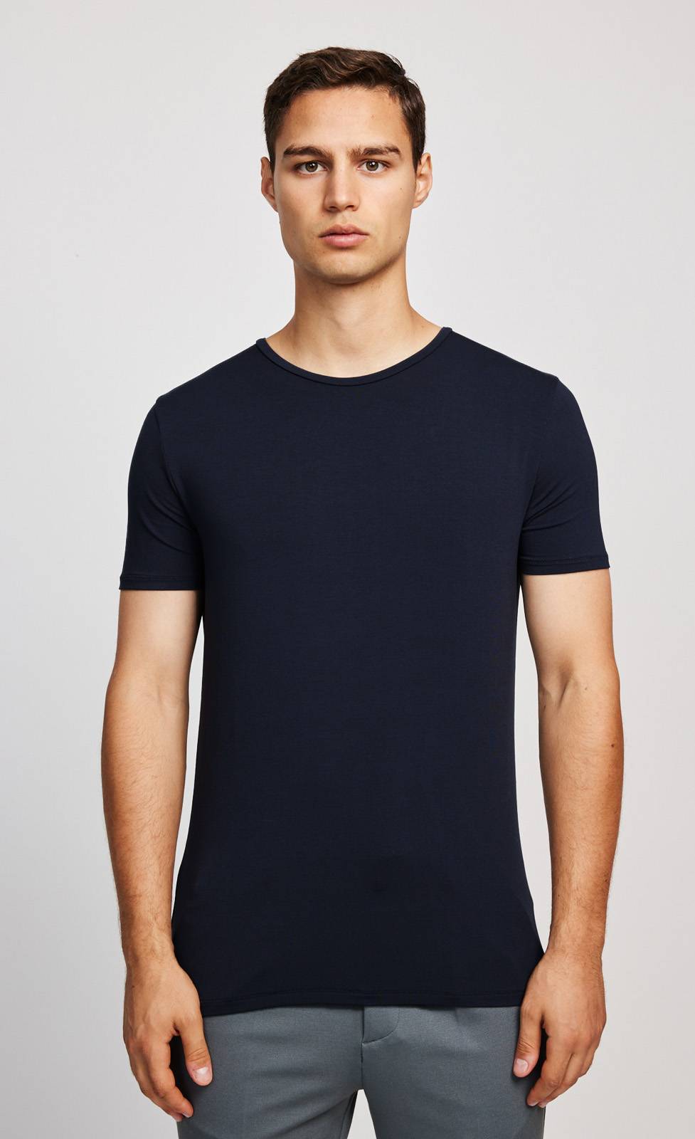 Kiefermann Clive Rundhals-T-Shirt aus Modaljersey Sonderangebot