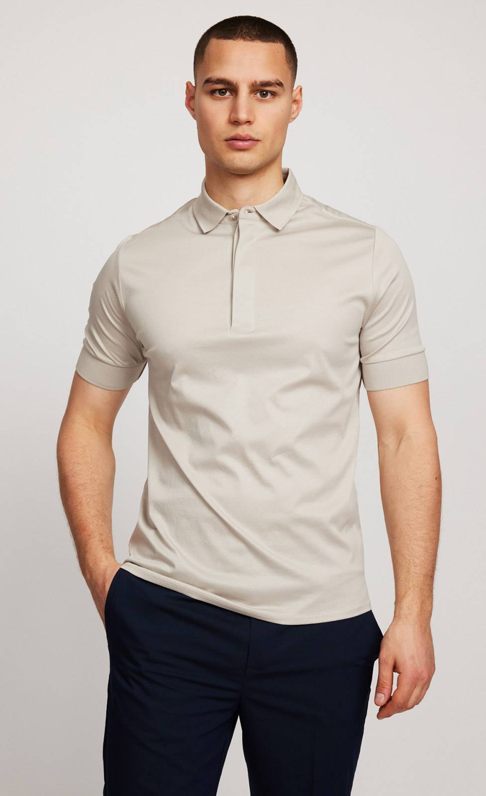 Kiefermann Wilson Poloshirt aus merzerisierter Baumwolle Vatertagsangebot