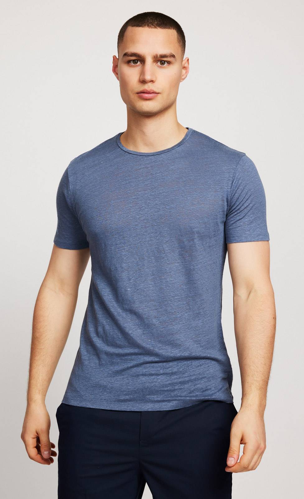 Kiefermann Laine Leinen Rundhals-T-Shirt 50% Rabatt mit kostenlosem Versand