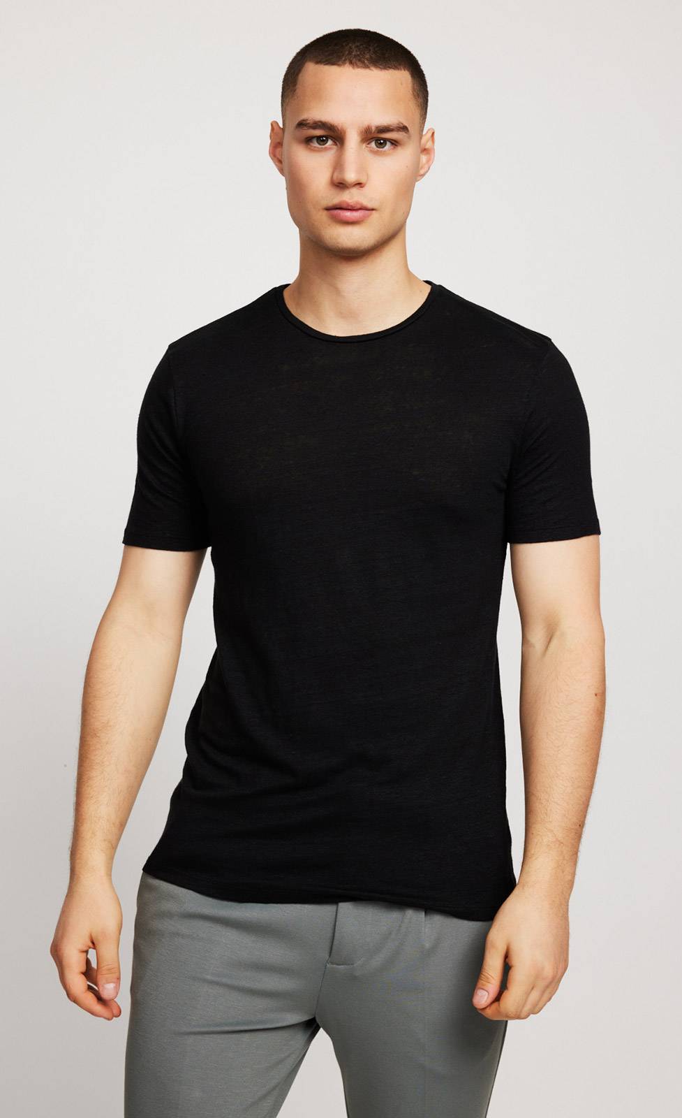 Kiefermann Laine Leinen Rundhals-T-Shirt 50% Rabatt mit kostenlosem Versand