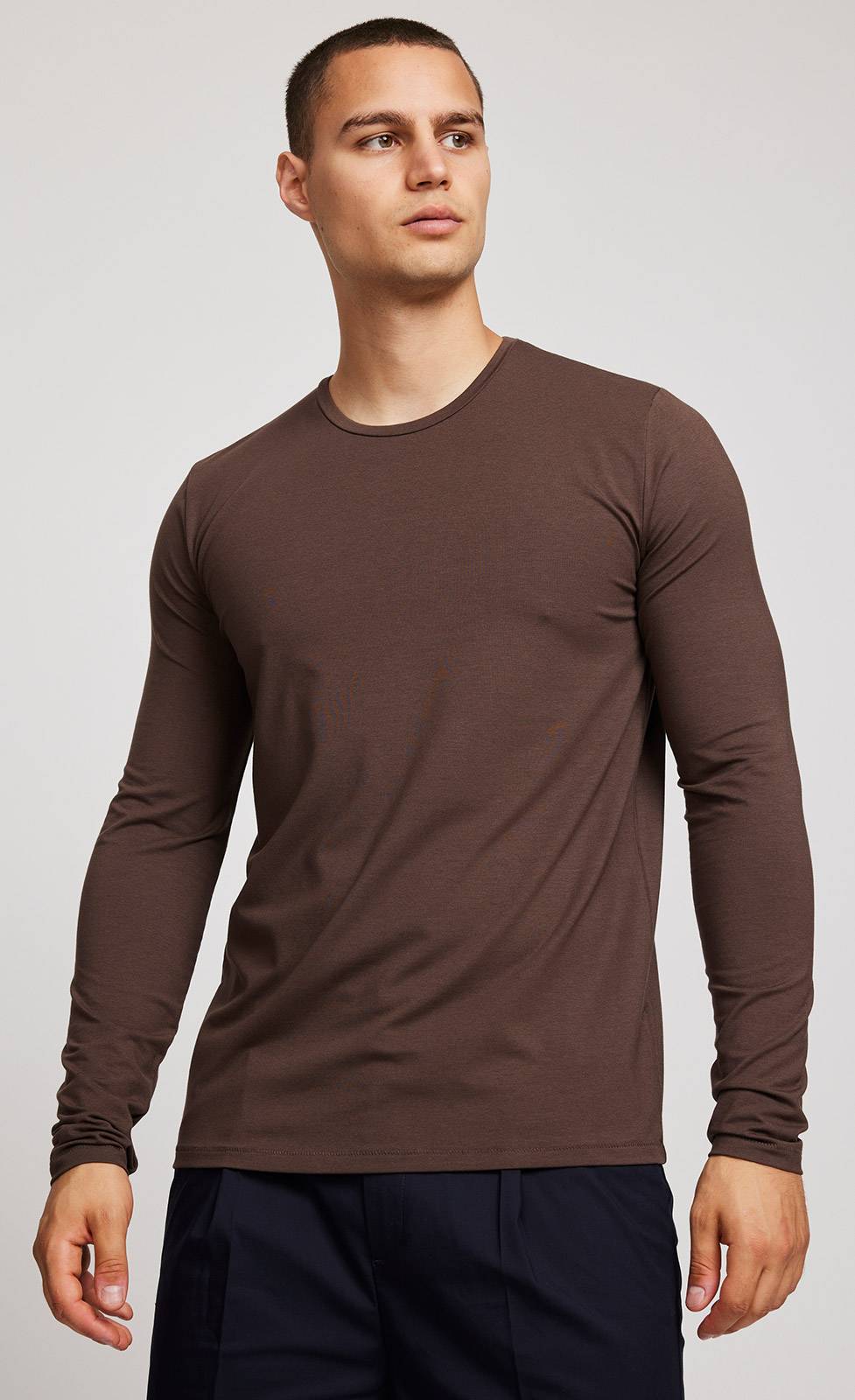 Kiefermann Emil Langarmshirt aus Baumwolle-Modal-Mix 50% Rabatt für begrenzte Zeit
