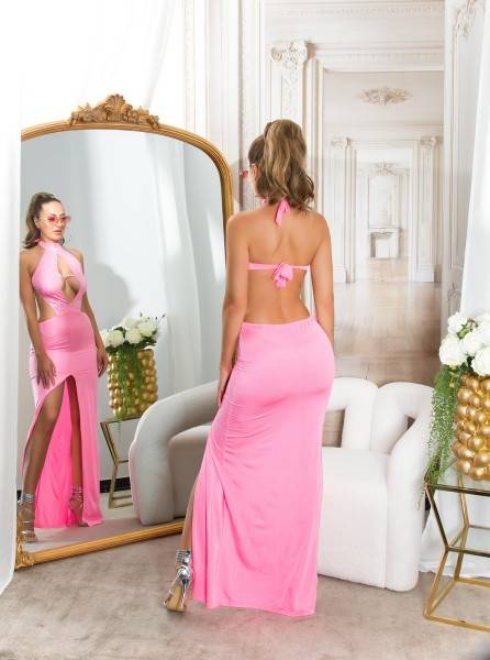 Koucla Sexy Neckkleid rückenfrei mit Strass Exklusivangebot