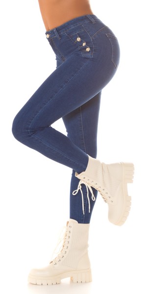 Koucla Trendy Musthave Biker Look Stiefeletten gerippt Blitzangebot