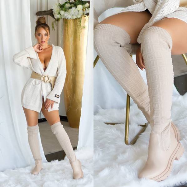 Koucla Sexy Fashionista Stoff Overknees Limitierter Zeitrabatt