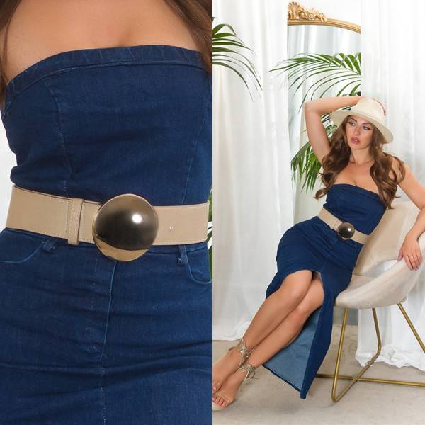 Koucla Sexy Hüftgürtel mit XL Schnalle Heißer Verkauf