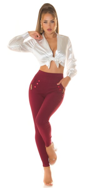 Koucla Sexy Highwaist Leggings mit Taschen Kostenloser Versand international