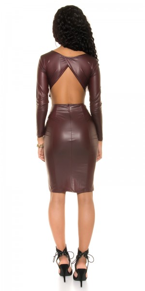 Koucla Sexy KouCla Wetlook Crop Shirt Rückenfrei Fabrik Onlineshop