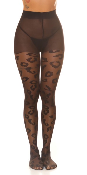 Koucla Sexy Strumpfhosen mit Print "Leo" Super Rabatt