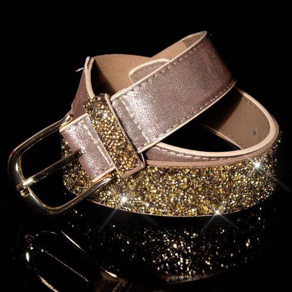 Koucla Sexy Gürtel mit Pyramidenglitzersteinen Hotsell