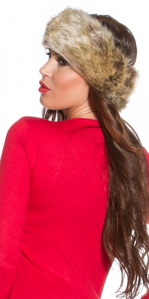 Koucla Trendy Fake Fur Stirnband/Loopschal, it s up 2u! Flash Sale