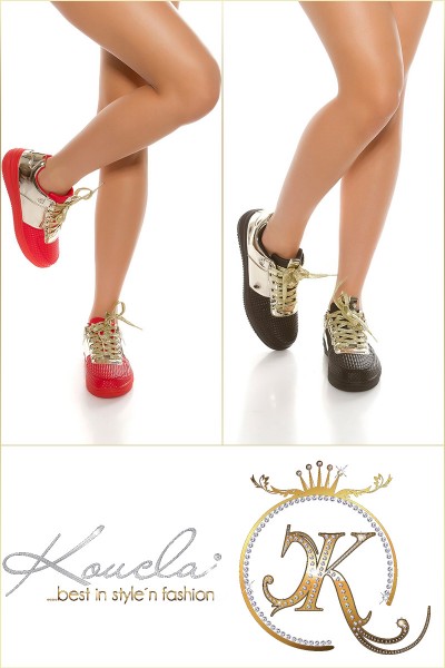 Koucla Coole Hip Hop-Look Sneakers Kostenlose Rückgabe