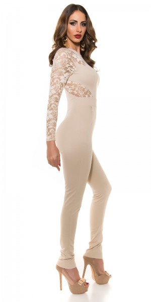 Koucla Sexy KouCla Spitzenoverall mit Reißverschluss Super Rabatt