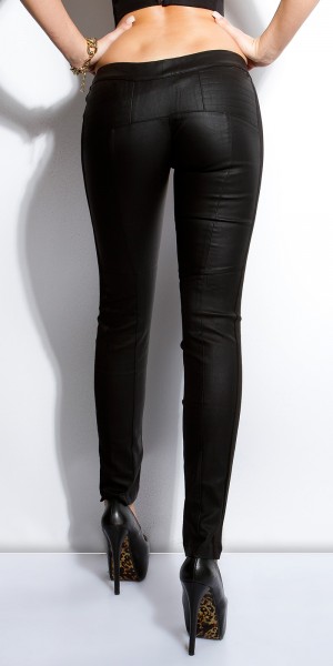 Koucla Sexy KouCla Treggings mit goldenen Knoepfen Kostenloser Versand international