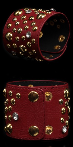 Koucla Sexy Armband mit Nieten und Strass Neueste Stile