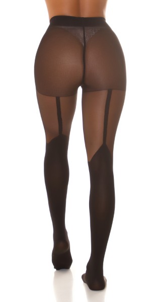 Koucla Sexy Strumpfhose in Strumpfhalter Optik Riesige Rabatte