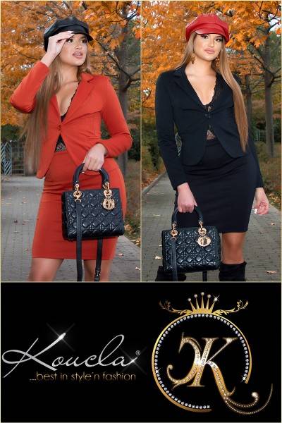 Koucla Sexy Koucla Taillierter Business Blazer Black Friday