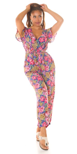 Koucla Sexy Koucla Overall mit V-Ausschnitt & Bindegürtel Top Angebot