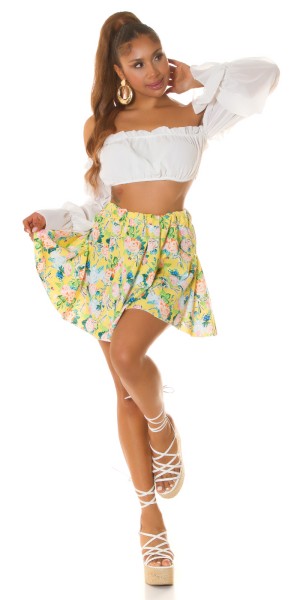 Koucla Sexy FEEL HAPPY Mini Blumen Rock Saisonale Angebote