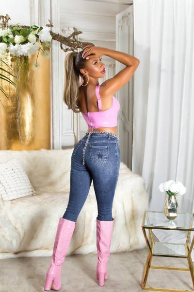 Koucla Sexy Fashionista Highwaist Jeans "Star" Riesige Rabatte