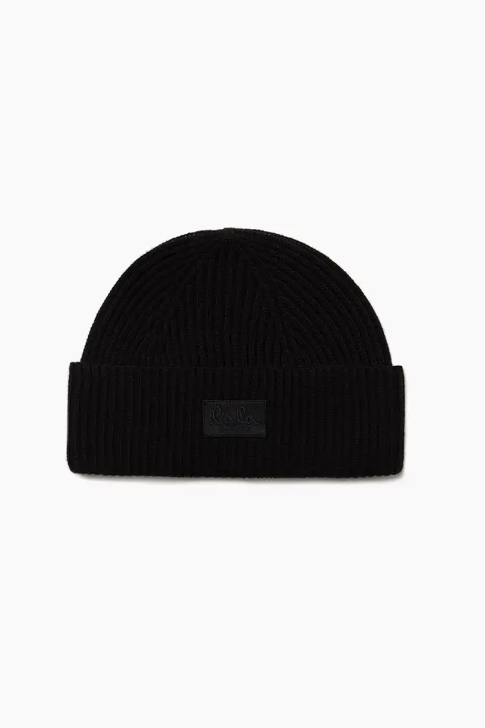 Lala Berlin Beanie Lines wool mix lala black Günstig kaufen