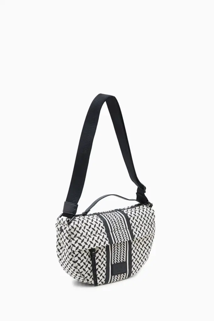 Lala Berlin Crossbody Melly canvas heritage stripe black Saisonschlussverkauf