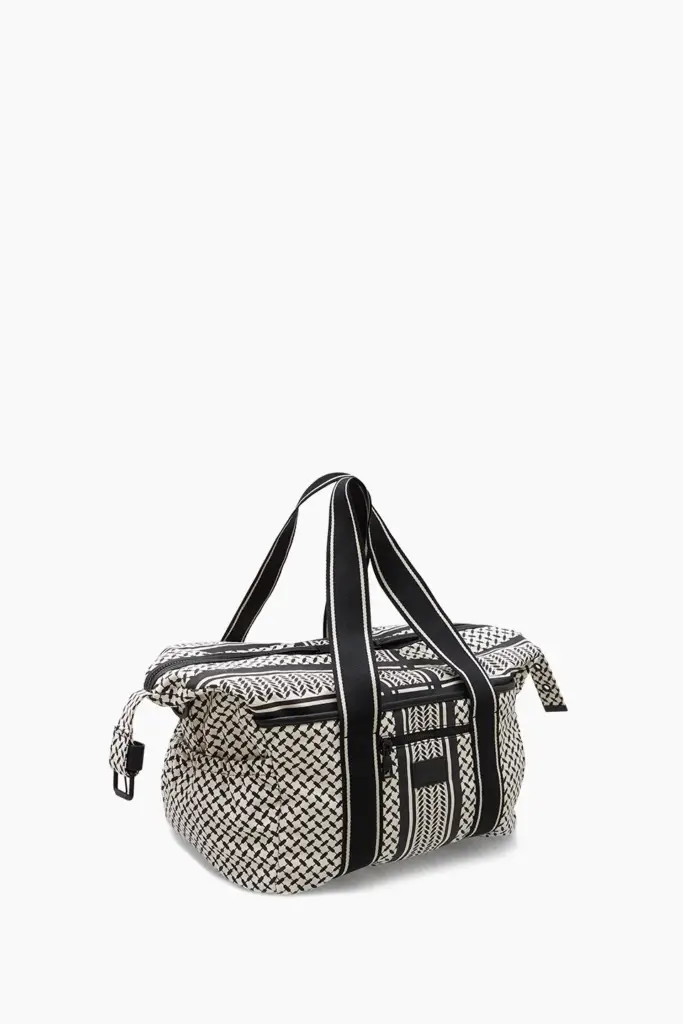 Lala Berlin Big Bag Muriel 2.0 canvas heritage stripe black Black Friday