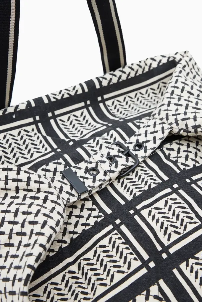 Lala Berlin Big Bag Muriel 2.0 canvas heritage stripe black Black Friday