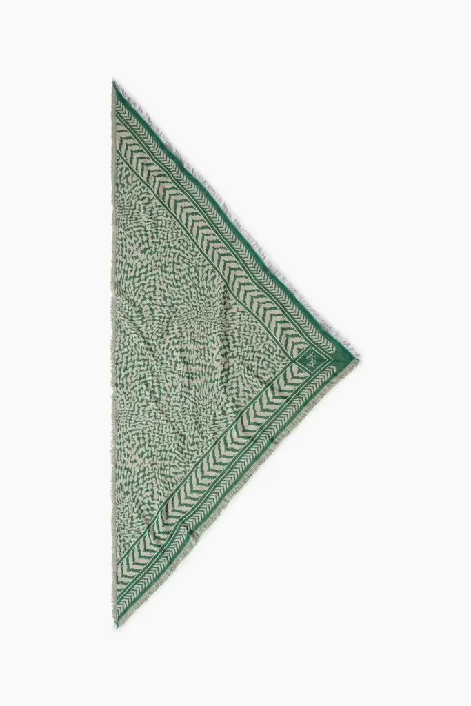 Lala Berlin Triangle Anmye wool mix green/sand Osterangebot
