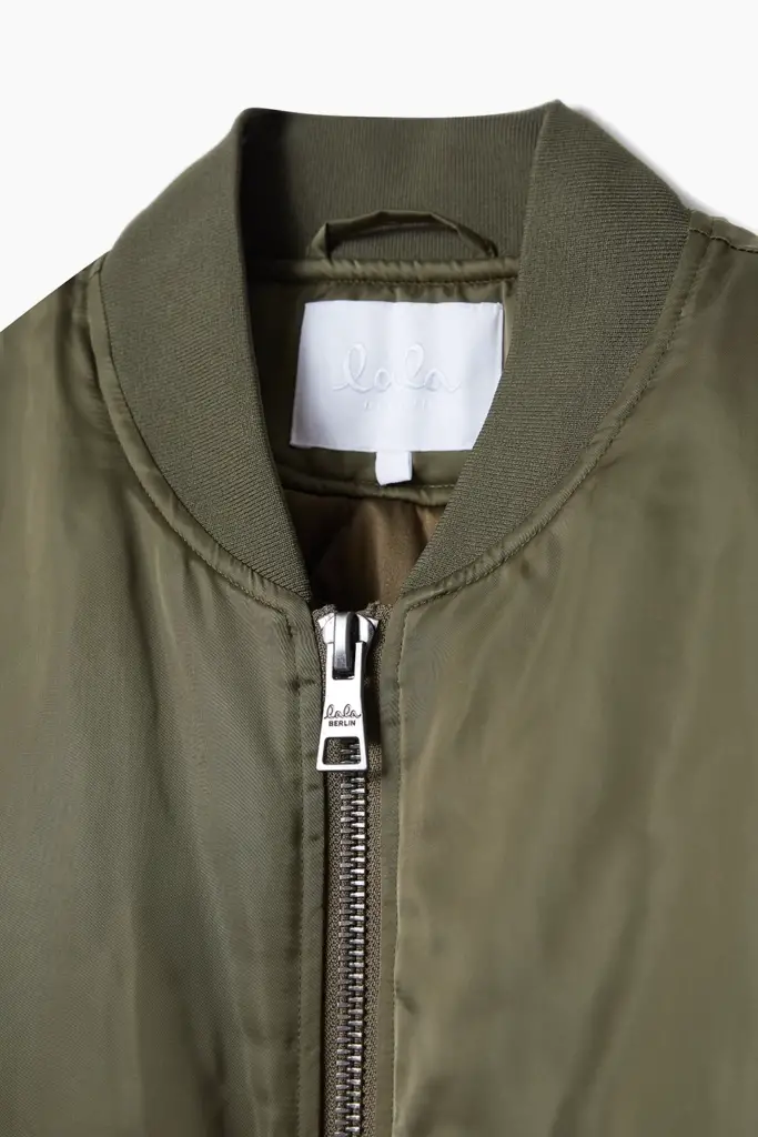 Lala Berlin Jacket Jalou nylon olive Vatertagsangebot