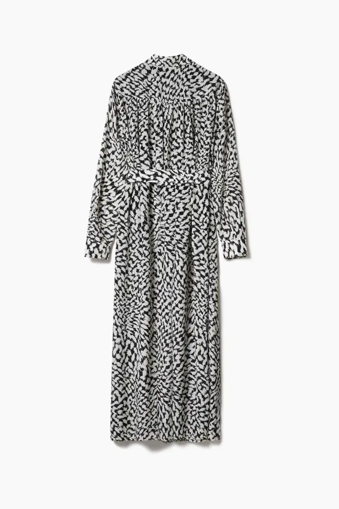 Lala Berlin Dress Deerja viscose/silk blend swoosh heritage Valentinstagsangebot
