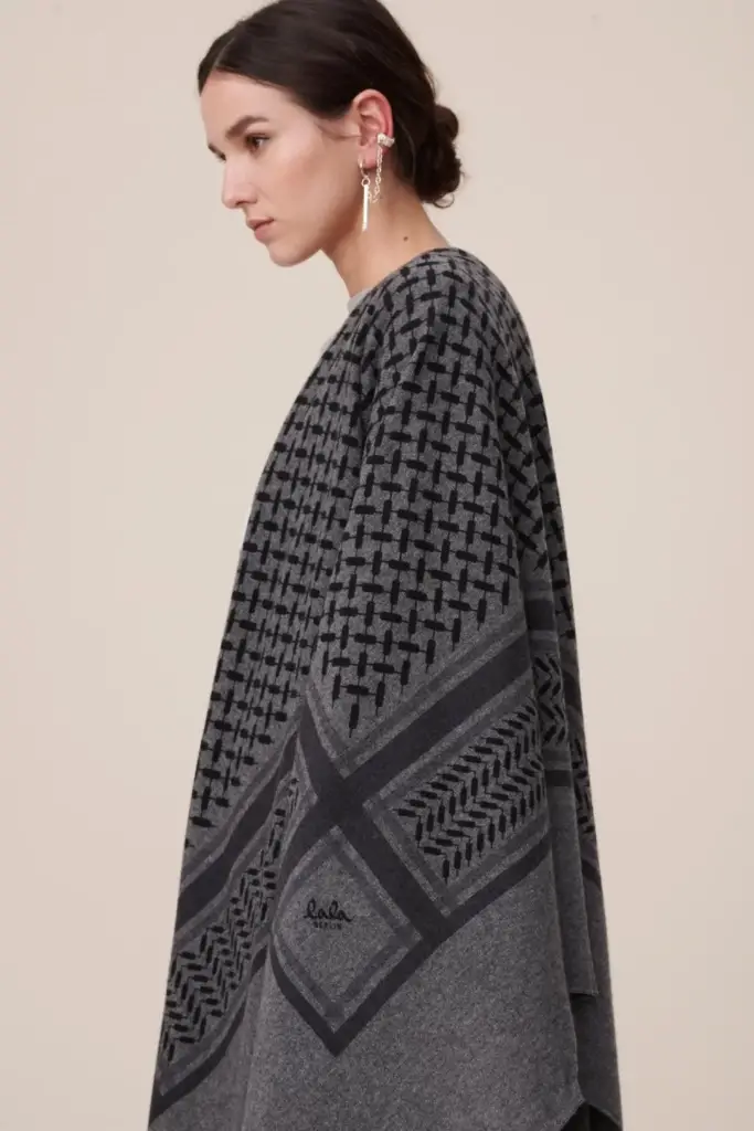 Lala Berlin Triangle Trinity Classic L cashmere dark grey Online Outlet
