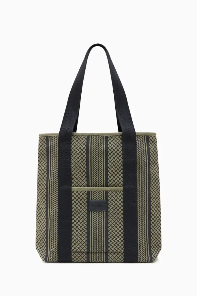 Lala Berlin Tote Carmela canvas olive/black Räumungsverkauf