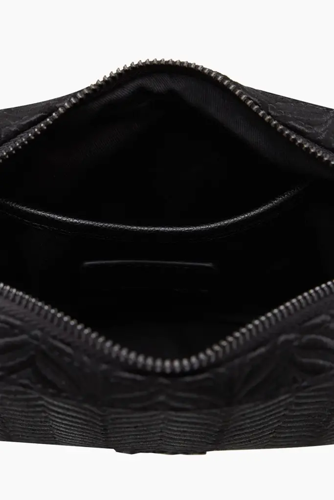 Lala Berlin Crossbody Magna canvas embroidery black Tägliche Deals