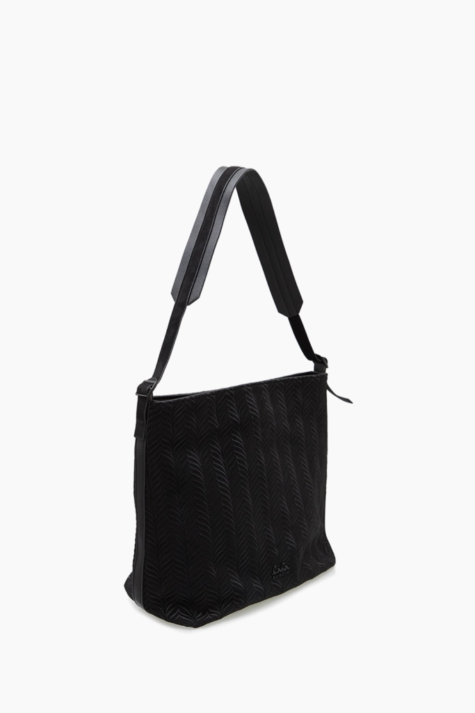 Lala Berlin Hobo Makis canvas embroidery black Sonderangebote
