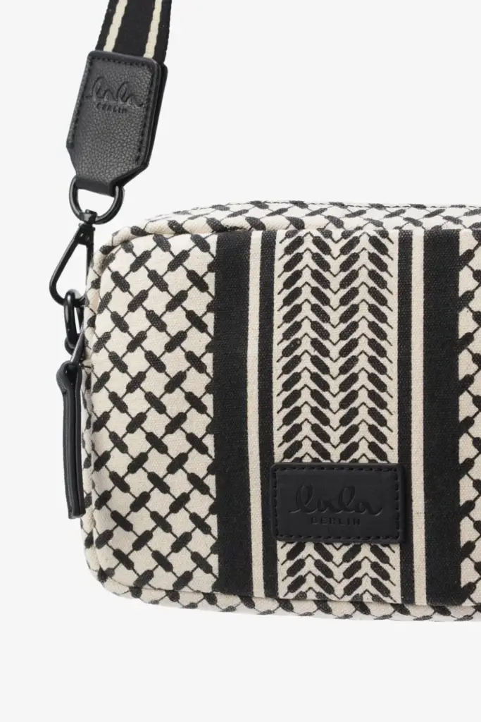 Lala Berlin Crossbody Milly canvas heritage stripe black Riesige Ersparnisse