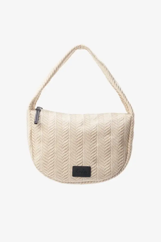 Lala Berlin Handbag Mael canvas chevron cream JETZT KAUFEN