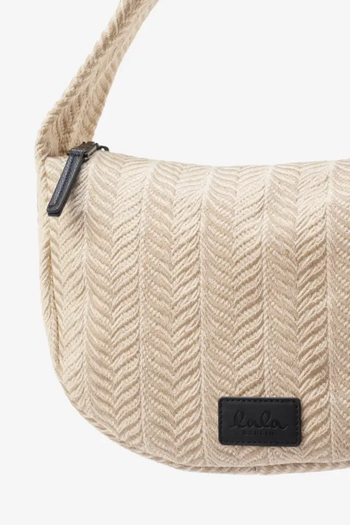 Lala Berlin Handbag Mael canvas chevron cream JETZT KAUFEN