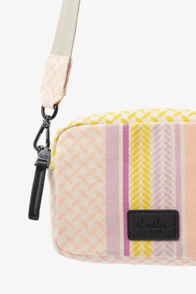 Lala Berlin Crossbody Milly canvas heritage stripe yellow Letzte 2 Tage