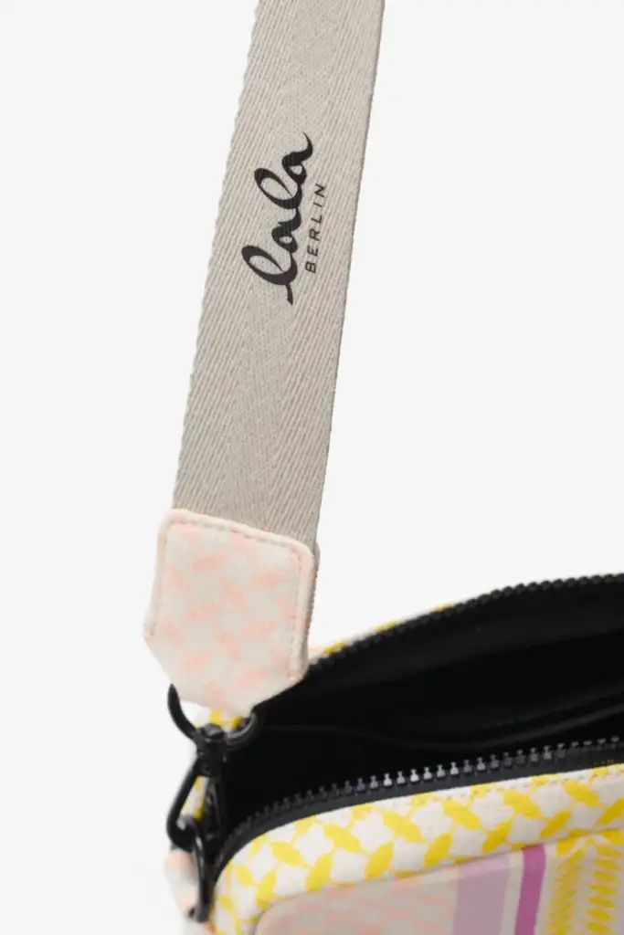 Lala Berlin Crossbody Milly canvas heritage stripe yellow Letzte 2 Tage