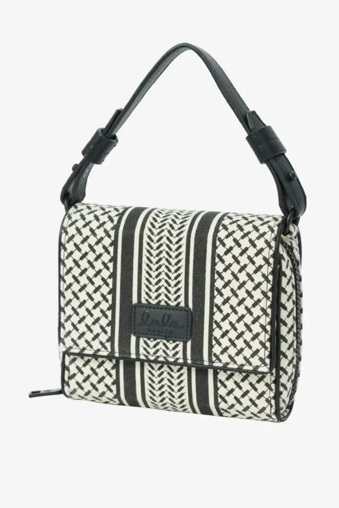 Lala Berlin Crossbody Migrid canvas heritage stripe black Bis zu 65% Rabatt