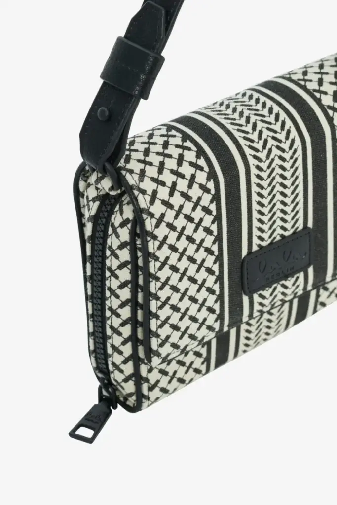 Lala Berlin Crossbody Migrid canvas heritage stripe black Bis zu 65% Rabatt