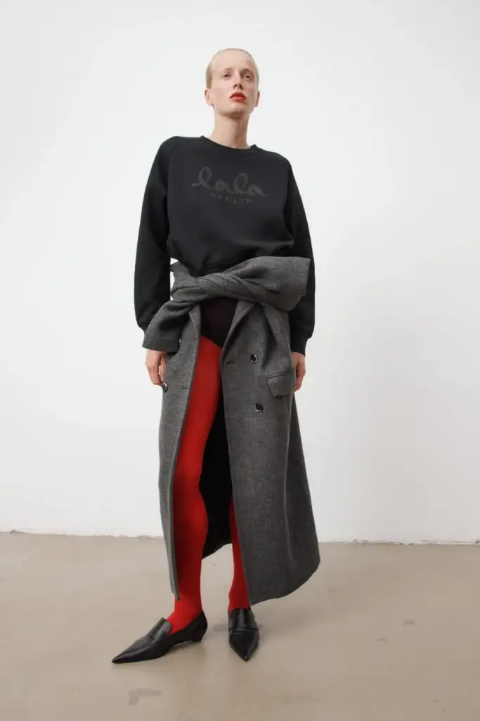 Lala Berlin Sweatshirt Ijora cotton black Super Rabatt