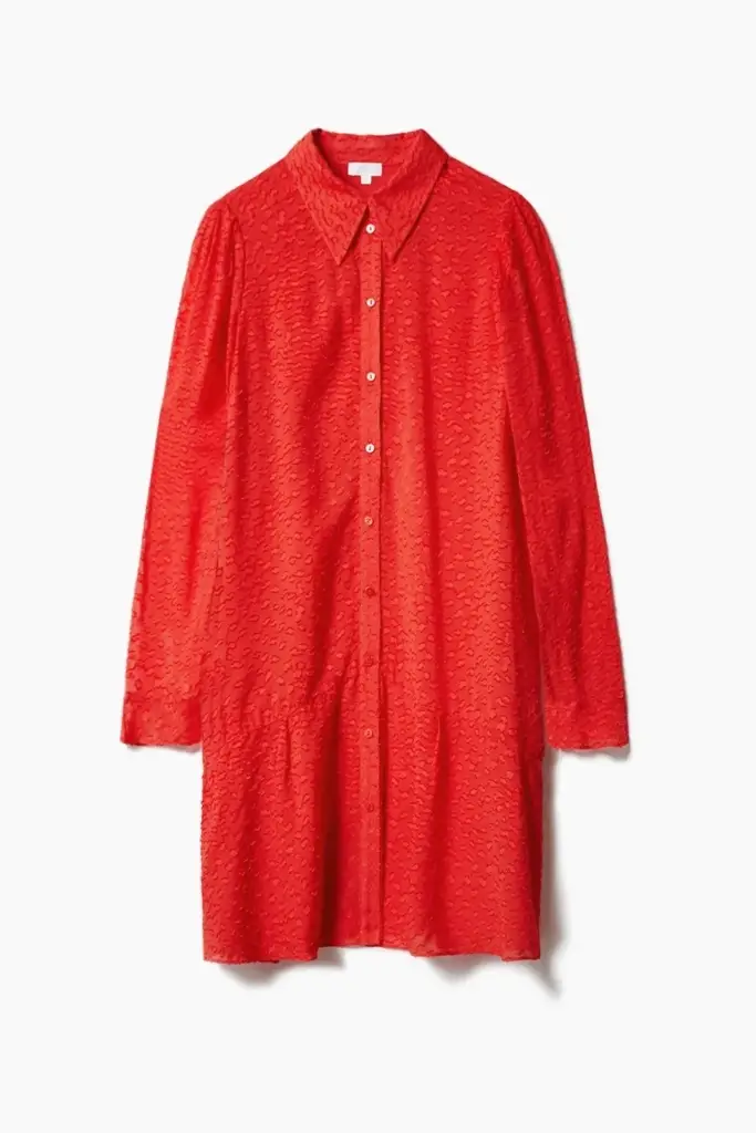Lala Berlin Dress Davis viscose hot orange Clearance-Verkauf