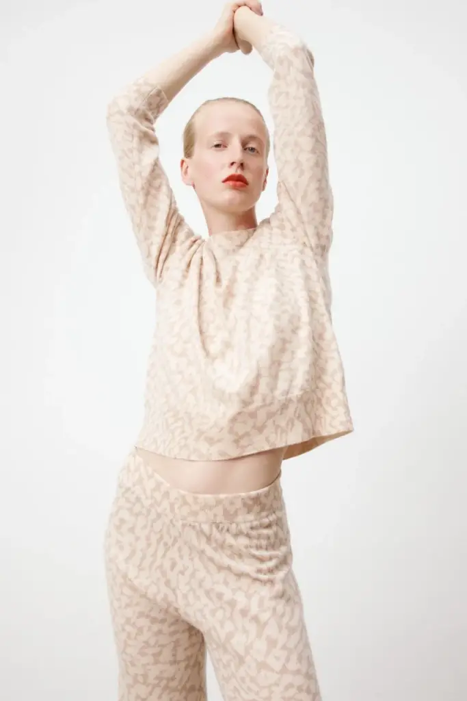 Lala Berlin Jumper Kactus wool mix cream heritage Fabrikladen