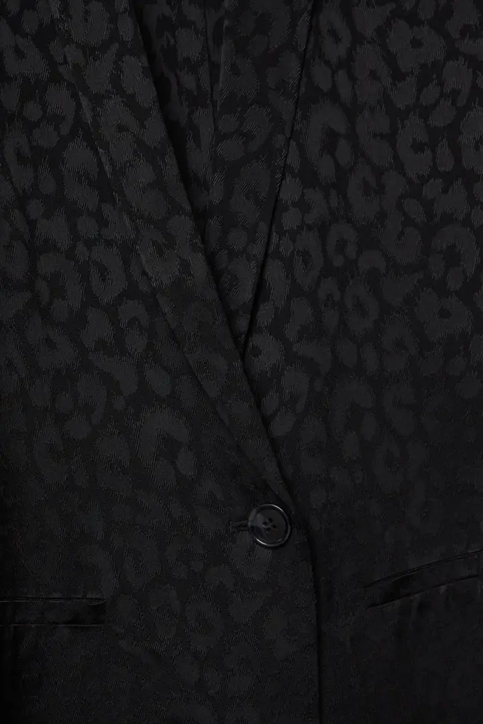 Lala Berlin Jacket Jewel viscose mix leo black Speichern exportieren