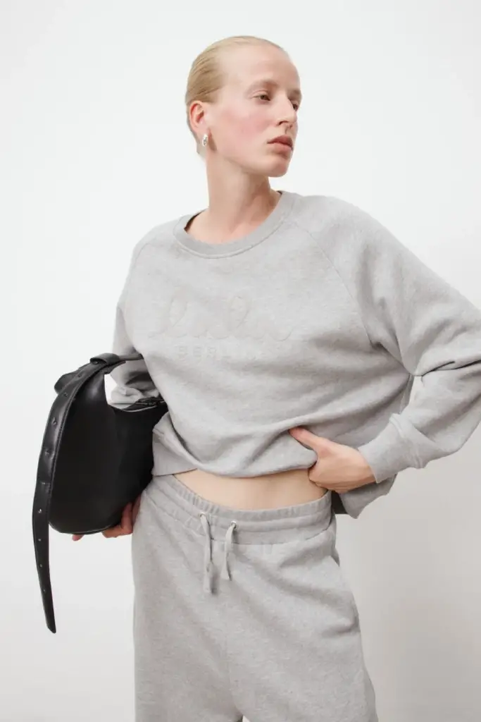 Lala Berlin Sweatpants Pylo cotton heather grey zollfrei